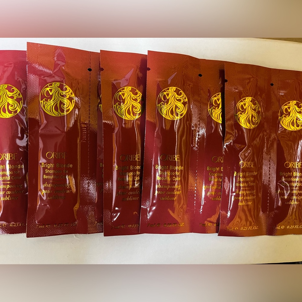 Oribe Bright Blonde Shampoo & Conditioner 0.33 oz Sachets